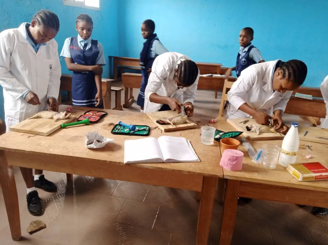 Biology dissection practical at BGS