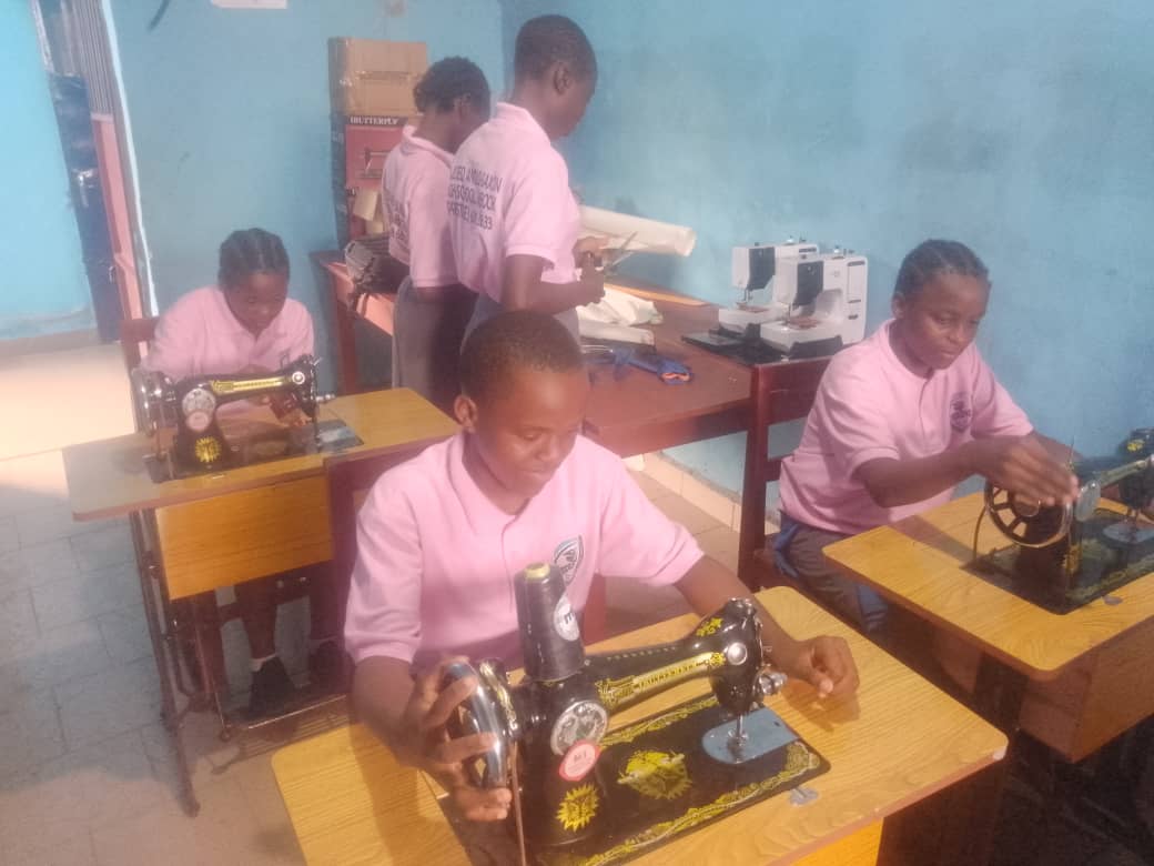 Tailoring and Fashion Design students at BASNPS